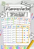 Vorschau - Fördermaterial/Inklusion - Klammerkarten- Addition im Zahlenraum bis 20 - Deckblatt