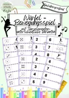 Vorschau - Bildkarten - Tanzen - Bewegungsspiel mit Tanzelementen - Deckblatt