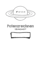 Vorschau - Stundenentwürfe - Potenzrechnen. Ein Übungsheft zu einfachen Potenzen - Seite 1