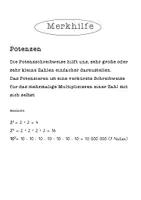 Vorschau - Stundenentwürfe - Potenzrechnen. Ein Übungsheft zu einfachen Potenzen - Seite 2