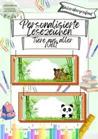 Vorschau - Anderer Materialtyp - Personalisierte Lesezeichen-Tiere aus aller Welt - Deckblatt