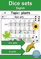 Vorschau - Unterrichtsreihen - Materialpaket - Schreiben und Sprache / Writing and language - Plants - Englisch - Seite 1