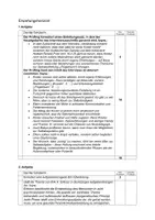 Vorschau - Klassenarbeiten - Klausur Q1 Erikson Psychosoziale Entwicklung | Abitur - Deckblatt