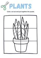 Vorschau - Mal- und Bastelvorlagen - Cut & Glue: Plants - Englisch - Seite 3