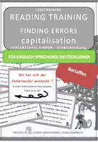 Vorschau - Fördermaterial/Inklusion - DaF / DaZ Englisch: Bartaffen Spezial: Fehlerteufel Lesekarten Großschreibung - Deckblatt
