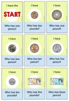 Vorschau - Spiele - British Money (England, UK) Lesespiel i have who has ...? differenziert - Englisch - Seite 3