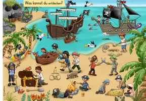 Vorschau - Stationenlernen - Piraten | Wimmelbild - Seite 2