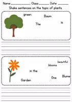 Vorschau - Unterrichtsreihen - Schüttelsätze / Jumbled Sentences: Plants - Englisch - Seite 1