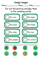 Vorschau - Unterrichtsreihen - Match words & stick on: Plants - Englisch (Schneiden und Kleben) - Seite 2
