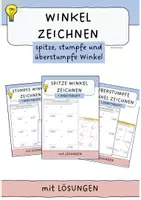 Vorschau - Arbeitsblätter - Materialpaket: Arbeitsblätter Winkel messen und zeichnen - Seite 1