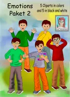 Vorschau - selbst erstellte Cliparts/Grafiken - Gefühle/Emotionen Paket 2 für den privaten und kommerziellen Gebrauch - Deckblatt