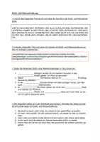 Vorschau - Arbeitsblätter - Groß- und Kleinschreibung, Arbeitsblatt - Deckblatt