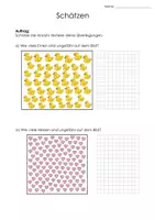 Vorschau - Arbeitsblätter - Materialpaket Schätzen Klasse 4 Klasse 5 Übungsblätter und Übungskarten - Seite 2