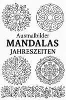 Vorschau - Mal- und Bastelvorlagen - Ausmalbilder - Mandalas Jahreszeiten - Deckblatt
