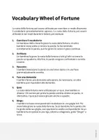 anteprima - Esercizi - Easter / Pasqua: Vocabulary Wheel of Fortune (Ruota della fortuna per la lezione d'inglese) - Pagina 1