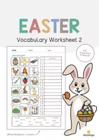 anteprima - Esercizi - Easter / Pasqua: Vocabulary Worksheet 2 (Scheda di esercizi di inglese) - Pagina di copertina