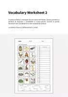anteprima - Esercizi - Easter / Pasqua: Vocabulary Worksheet 2 (Scheda di esercizi di inglese) - Pagina 1