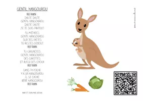 Aperçu - Affichage - Chansons illustrées avec QR code - Page 1