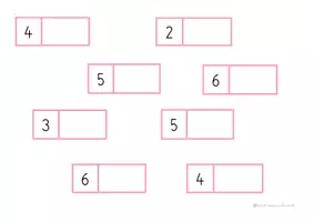 Aperçu - Apprentissages en autonomie - Associer les dominos à l'écriture chiffrée - Page 2