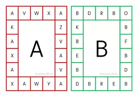 Aperçu - Apprentissages en autonomie - cartes à pinces des lettres Capitales - Page de couverture