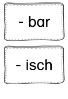Vorschau - Stationenlernen - Adjektive - Tafelmaterial zu Endungen und Gegensätzen - Seite 2