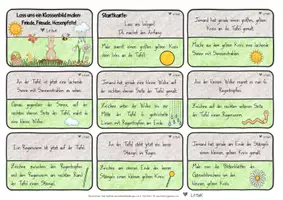 Vorschau - Spiele - Lesespiel Friede Freude Hasenpfote Gemeinschaftsbild #Frühling - Seite 1