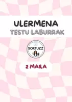 Vista previa - Hojas de trabajo - Ulermena laburra (2 zailtasun maila) - página 1