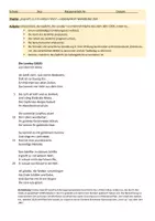 Vorschau - Klassenarbeiten - Klassenarbeit Heine Liebeslyrik - Deckblatt