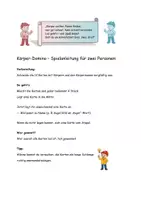 Vorschau - Arbeitsblätter - Körper_Domino - Seite 1