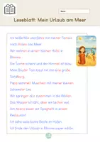 Vorschau - Arbeitsblätter - Lesen antworten und malen - Seite 3