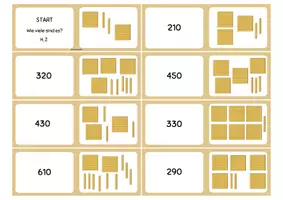 Vorschau - Stationenlernen - Domino Zahlenraum 1000 - Seite 2