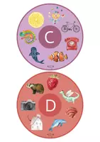 Vorschau - Spiele - Anlaut-Räder – Klammerkarten für Kindergarten & Volksschule - Seite 2
