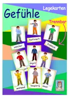 Vorschau - Bildkarten - Gefühle Legekarten, Bild-Gefühl zuordnen - Deckblatt