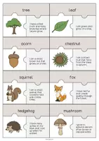anteprima - Materiale interattivo - Forest / Bosco: Puzzle (Puzzle per la lezione d'inglese) - Pagina 2