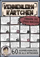 Vorschau - Aufgabenkarten - Kennenlernen Schulstart Fragekarten - Deckblatt