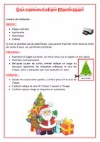 Aperçu - Cartes / Images - Cartes Noël - Jeu à fabriquer Carpediem Education - Page 2