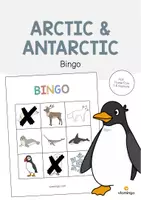 anteprima - Flashcard - Arctic & Antarctic / Artide e Antartide: Bingo (Gioco per la lezione d'inglese) - Pagina di copertina