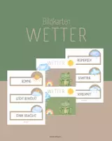 Vorschau - Bildkarten - Bildkarten Wetter - Deckblatt