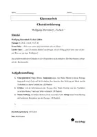 Vorschau - Test - Klassenarbeit: Charakterisierung Maiks Mutter – Tschick (Herrndorf) – Analyse & Erwartungshorizont - Seite 1