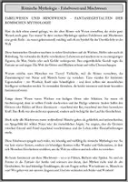 Vorschau - Arbeitsblätter - Römische Mythologie - Fabelwesen und Mischwesen - Wissenskartei und Steckbriefe - Seite 2