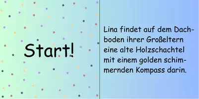 Vorschau - Spiele - Lesedomino "Der Kompass" I Leseförderung - Seite 1