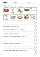 anteprima - Esercizi - Pet Shop / Negozio di animali: What am I? - Worksheet (Scheda di esercizi di inglese) - Pagina 2