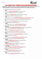 Aperçu - Feuilles d'exercices - B2 KEY WORD TRANSFORMATIONS (4) – 30 Sentences - Page 3