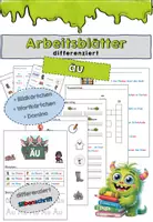 Vorschau - Arbeitsblätter - äu differenziert - Deckblatt