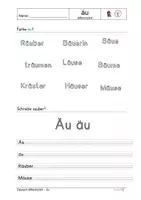 Vorschau - Arbeitsblätter - äu differenziert - Seite 3