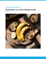 Vorschau - Unterrichtsreihen - Produkte aus dem Regenwald – Biologie/Geografie-Unterricht für SEK I - Deckblatt