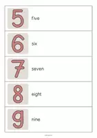 anteprima - Esercizi - Numbers / Numeri: Running Dictation (Dettato in movimento per la lezione d'inglese) - Pagina 3