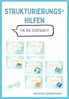 Vorschau - Fördermaterial/Inklusion - Strukturierungshilfen - Deckblatt
