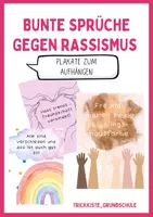Vorschau - Poster - Bunte Sprüche gegen Rassismus - Deckblatt