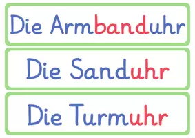 Vorschau - Fördermaterial/Inklusion - Tafelbilder von verschiedenen Uhren - Seite 2